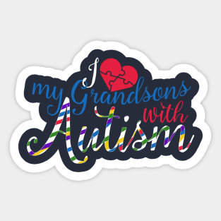 Autism Awareness Shirts 2018 Grandson Autism Tshir Sticker